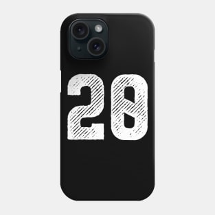 Rough Number 20 Phone Case