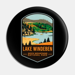 Lake Windeben Nock Mountains National Park Pin