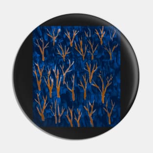 Blue forest Pin