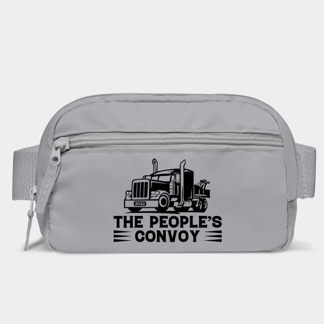 The Peoples Convoy Freedom Convoy 2022 American US Trucker Support Truckers by Tshirtiz