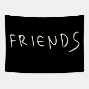 Hand Drawn Friends Tapestry