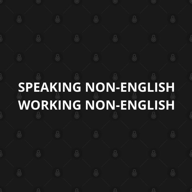 speaking non-english working non-english by mdr design