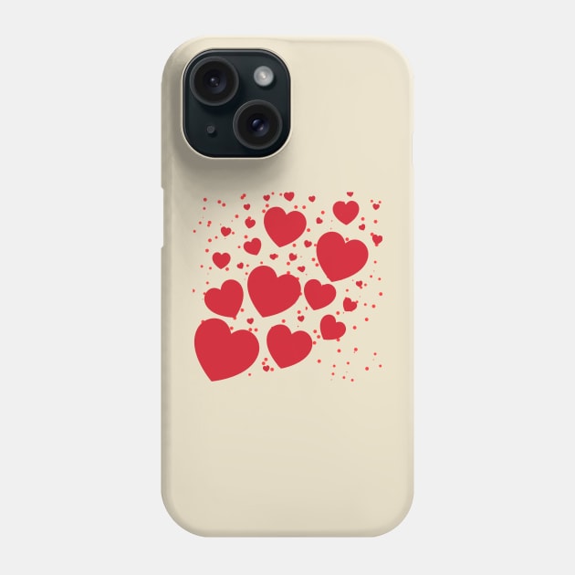 love Valentine Phone Case by Good Luck to you