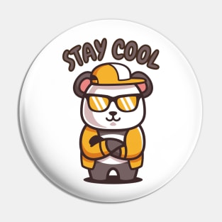 Stay Cool- Panda Pin