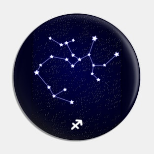 Sagittarius Constellation Pin