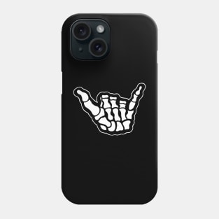 Skeleton Hang Loose Pocket Phone Case