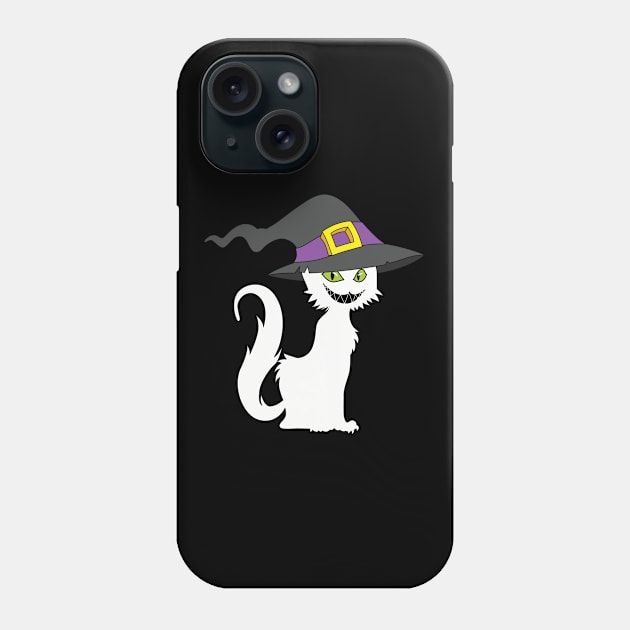 Spooky Witch Cat Phone Case by ThyShirtProject - Affiliate
