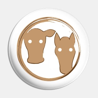 HorseCowCoffee Pin