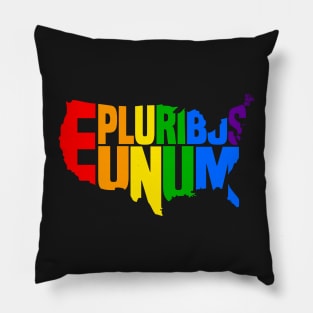 E Pluribus Rainbow Tee Pillow
