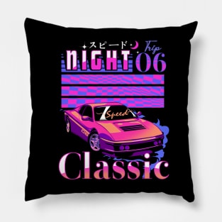 Offline Outrun Race Car Pillow