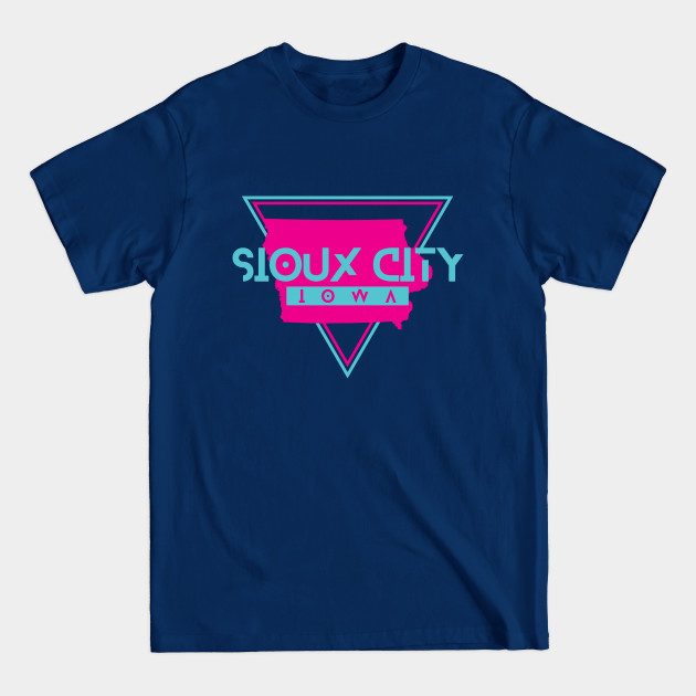 Discover Sioux City Iowa Retro Vintage Triangle IA - Sioux City - T-Shirt