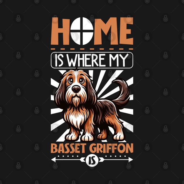Home is with my Grand Basset Griffon Vendéen by Modern Medieval Design
