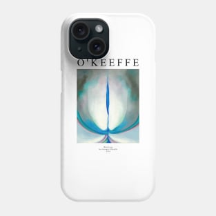 High Resolution Georgia O'Keeffe Painting Blue Line 1919 Phone Case