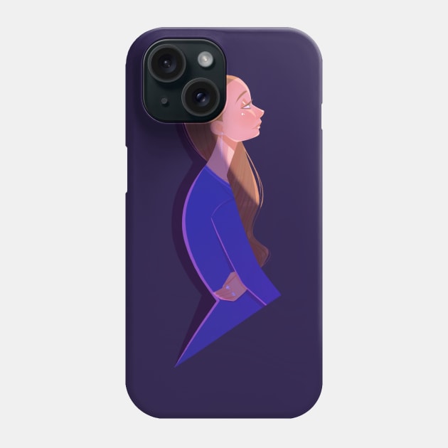 Single woman Phone Case by Polly