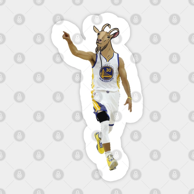 Stephen Curry - Hardwood Classics Uniform Sticker for Sale by GOAT  Basketball