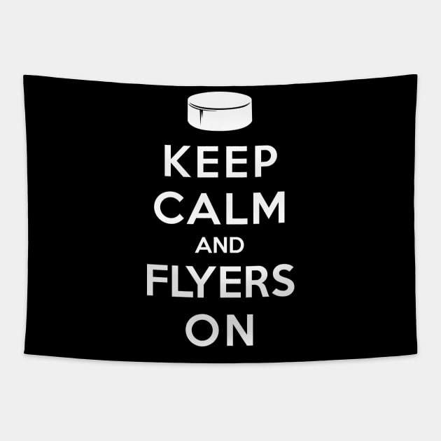 Keep Calm and Flyers On Tapestry by jwarren613