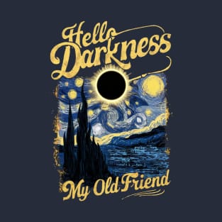 Solar eclipse apparel Starry Night T-Shirt