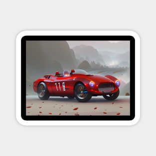 RUSH: Red Barchetta Magnet