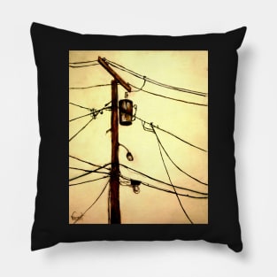 You Pay for the View - "Wired" Series Pillow