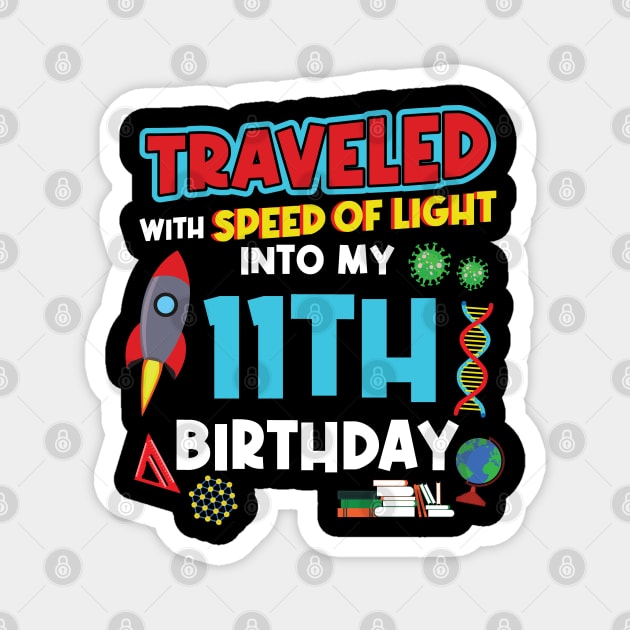 11. Birthday - Science Birthday Magnet by Peco-Designs