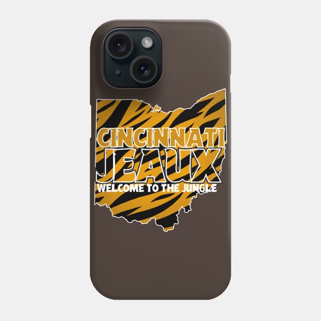 Cincinnati Jeaux Burrow Phone Case by RUS