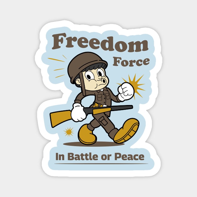 Freedom Force Magnet by Harrisaputra