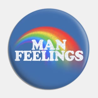 Man Feelings / Retro Style Super Hans & Jez Fan Design Pin