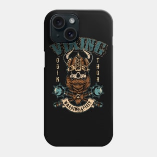 Nordic Viking Warrior Skull Phone Case