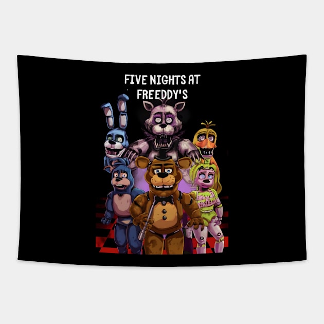 A Haunting Tableau of Animatronic Terror Tapestry by Farmer