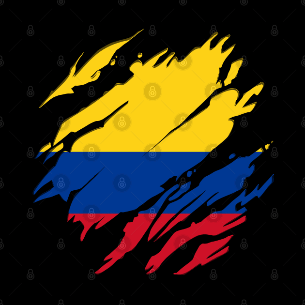 Proud Colombia Flag, Colombia gift heritage, Colombian girl Boy Friend by JayD World