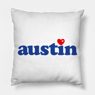 Austin Texas Love Pillow