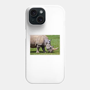 Southern White Rhino Rhinoceros Phone Case