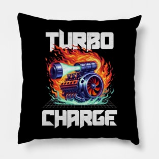 Turbo Charge | T Shirt Design Pillow