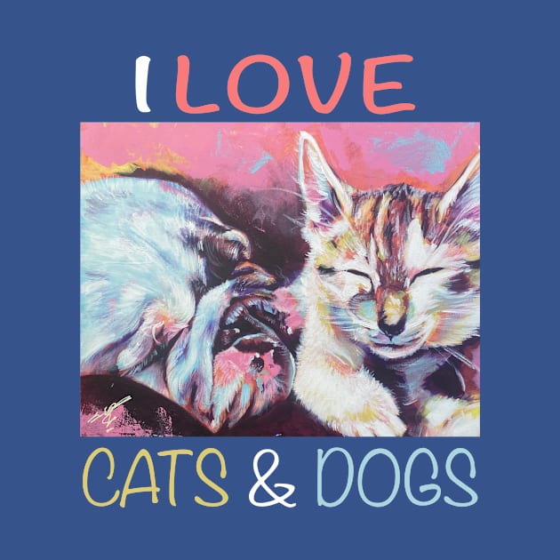 I Love Cats and Dogs by SPortisJr