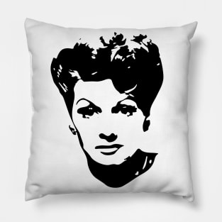 Lucy Pen and Ink Art Pillow