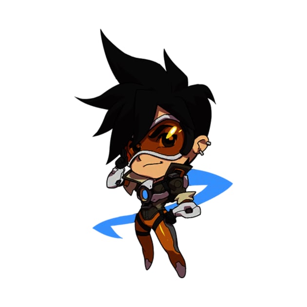 Tracer Cute Spray - Overwatch by Bystanders