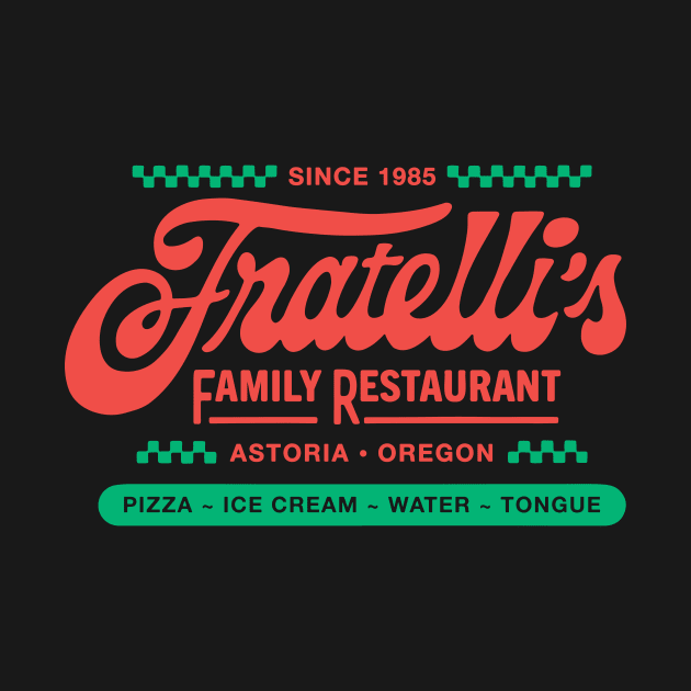 Fratelli's Family Restaurant The Goonies 80s Oregon by lorenklein