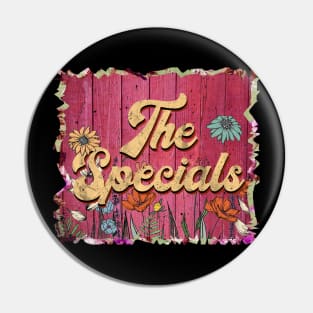 Classic Specials Personalized Flowers Proud Name Pin