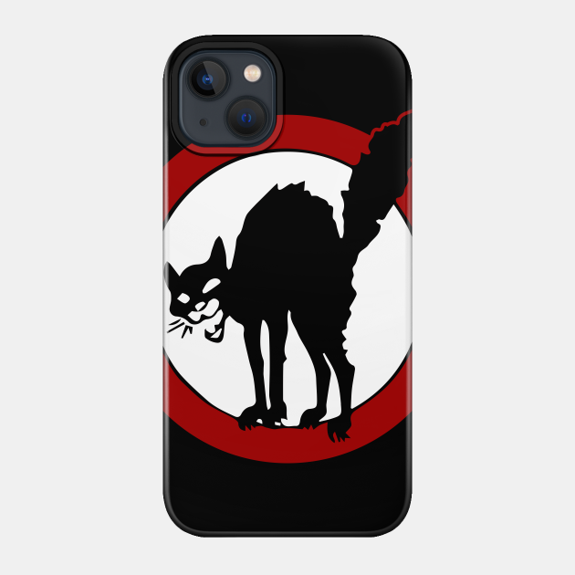 Anarchist Black Cat IWW - Black Cat - Phone Case