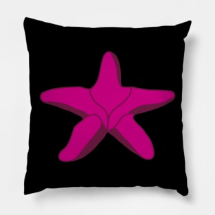 Pink Sea Star Pillow