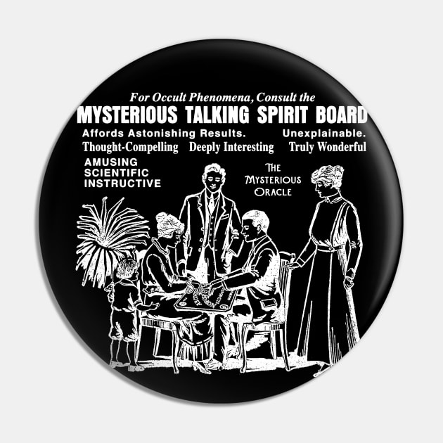 Myterious Talking Spirit Board Pin by MarbitMonster