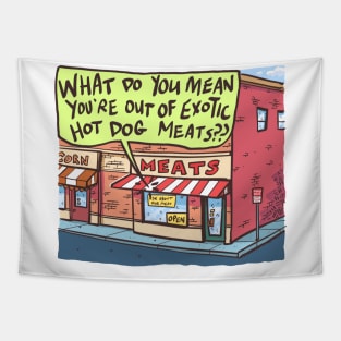 Exotic meats Tapestry