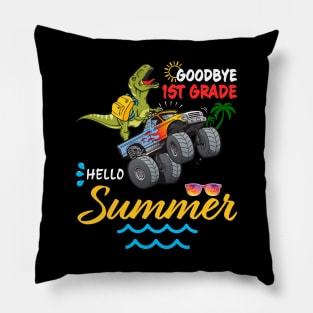 Goodbye 1st Grade Hello Summer, Funny Last Day Of School Gift Pillow