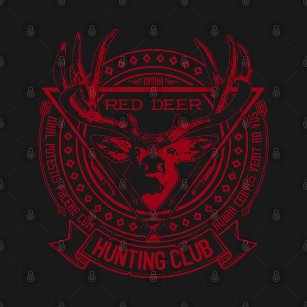 Red Deer Hunting Club by SunGraphicsLab