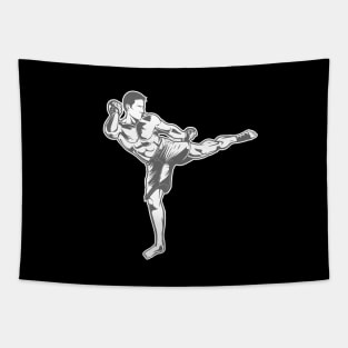 MMA Fighter Tapestry