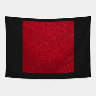 Red leather texture Tapestry