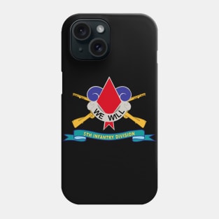 5th Infantry Division - DUI w Br - Ribbon X 300 Phone Case