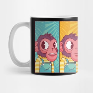 Monkey Looking Away Meme Mug