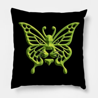 Wolf and butterfly 3d super soft blend drawing cute cool colorful Pillow