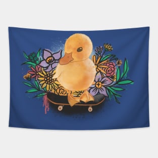 Skater Duckling Tapestry